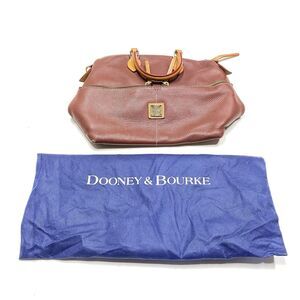 Dooney & Bourke Dillen Double Pocket Satchel Burgundy Shoulder Handbag